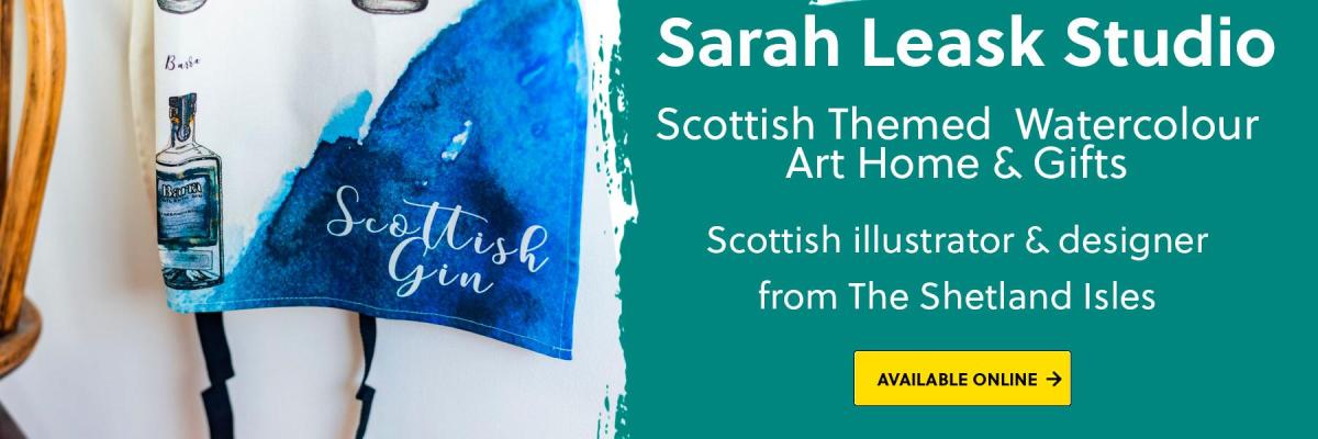 Sarah Leask Studio Scottish Themed Art