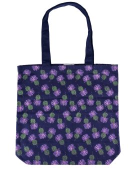 Purple Thistle Tote Bag