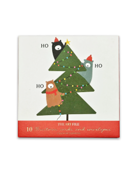 Festive Bears Christmas Cards Pack of 10