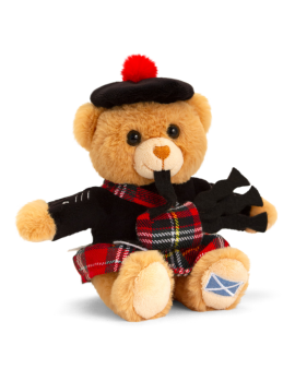 Scotland Piper Soft Toy - 100% Recycled - Keel Toys