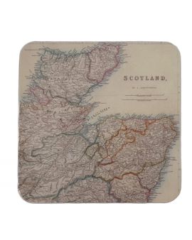 Scotland Map Coaster by Block Art