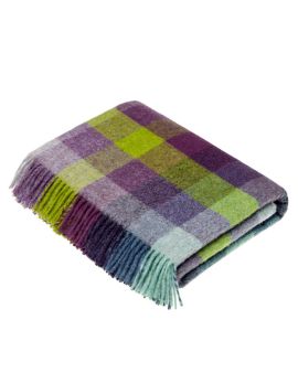 Harlequin Throws - Mixed Purple