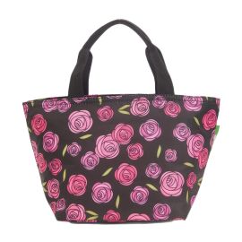 Eco Chic Lightweight Foldable Lunch Bag Mackintosh Rose