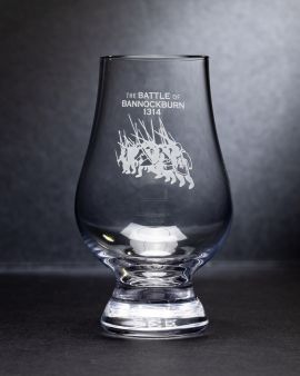 Glencairn Crystal Whisky Glass - Battle of Bannockburn 1314