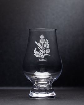 Glencairn Crystal Whisky Glass - Culzean Thistle