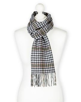 Lochcarron Bowhill Burns Check Lambswool Scarf