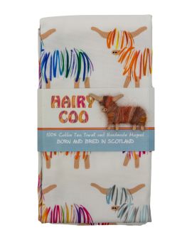 Hairy Coo - Highland Cow Cotton Tea Towel