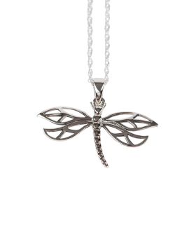Outlander Inspired Dragonfly Silver Pendant - Hamilton & Young