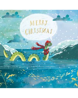 Nessie Christmas Cards Pack of 8