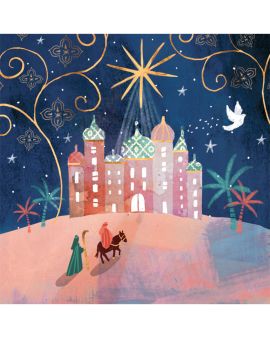 O Little Town Christmas Cards Pack of 8