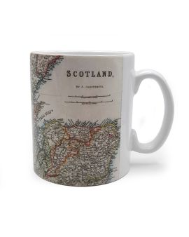 Scotland Map Mug by Block Art