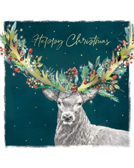 Majestic Stag Christmas Cards Pack of 8