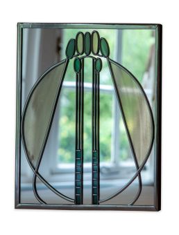 Mackintosh Winged Heart Mirror - Green